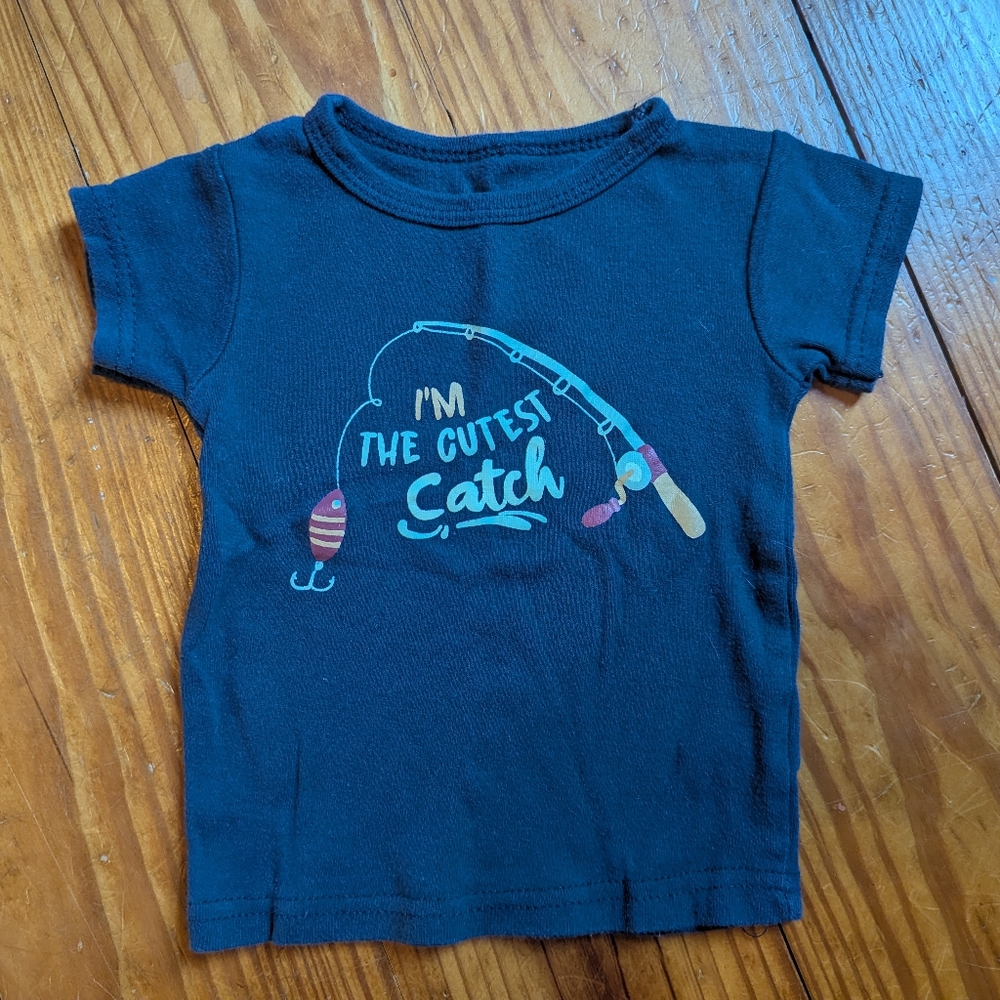 I'm The Cutest Catch Chick Pea Fishing Shirt